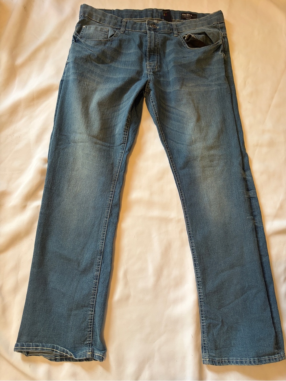Buffalo David Bitton Men's Light Blue Bootcut Jeans